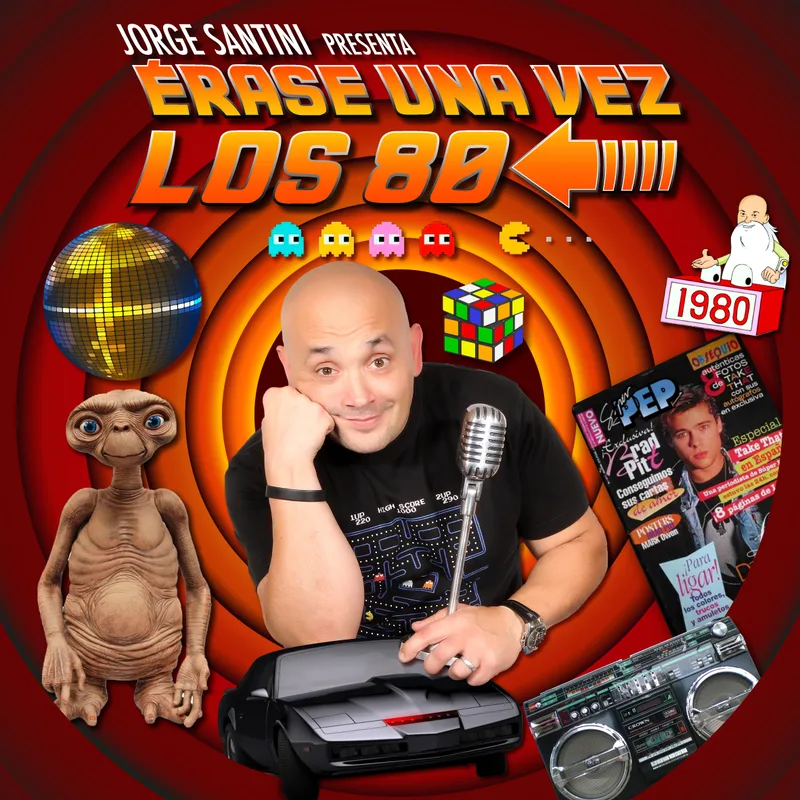 Cartel oficial de Érase una vez los 80