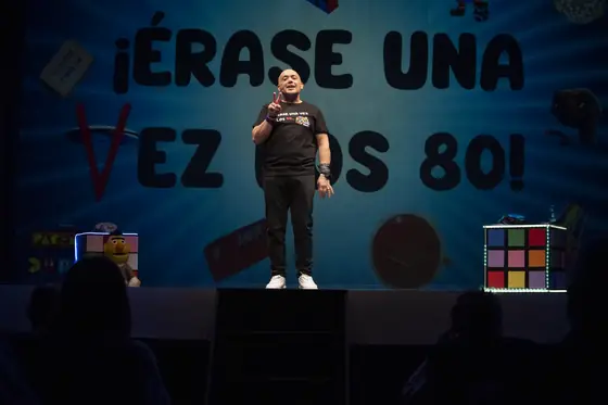 Un momento del espectáculo en el escenario